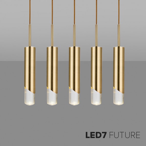 Loft Industry Modern - Gold Tube